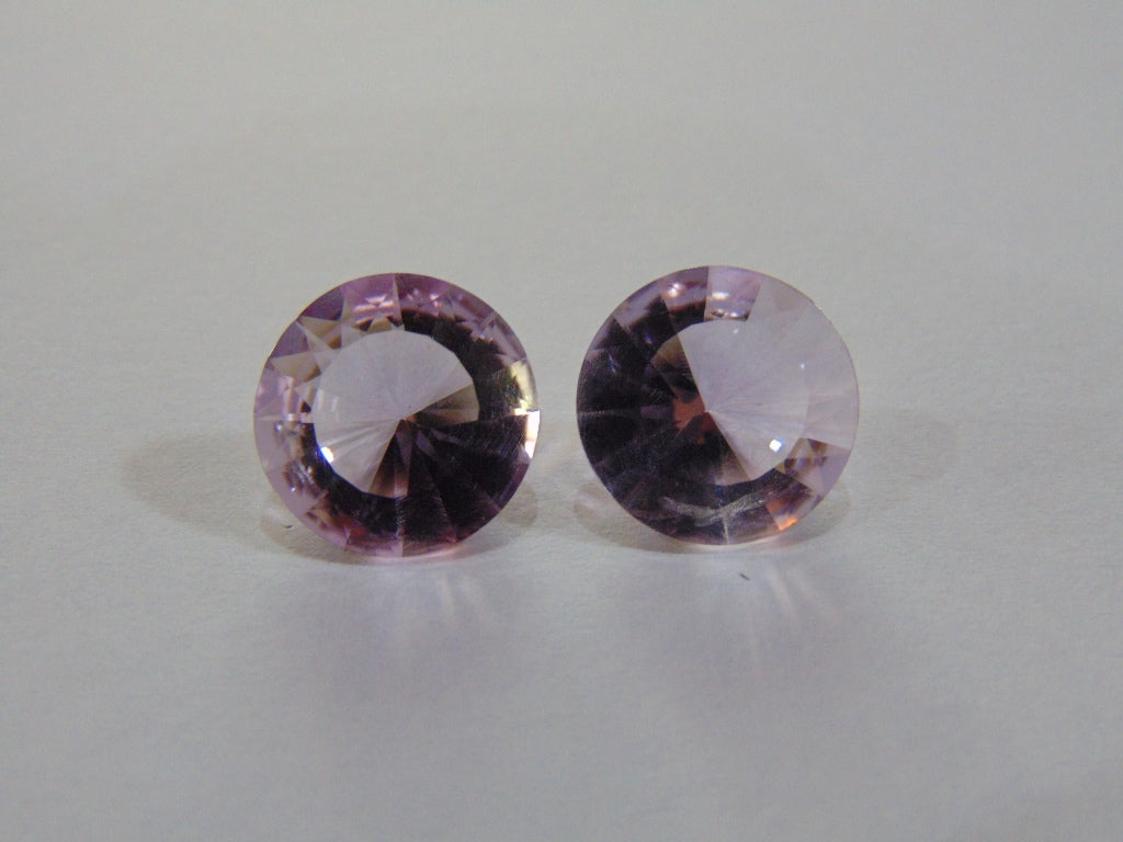 12.40ct Amethyst (Pair)