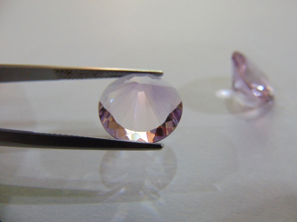 12.40ct Amethyst (Pair)