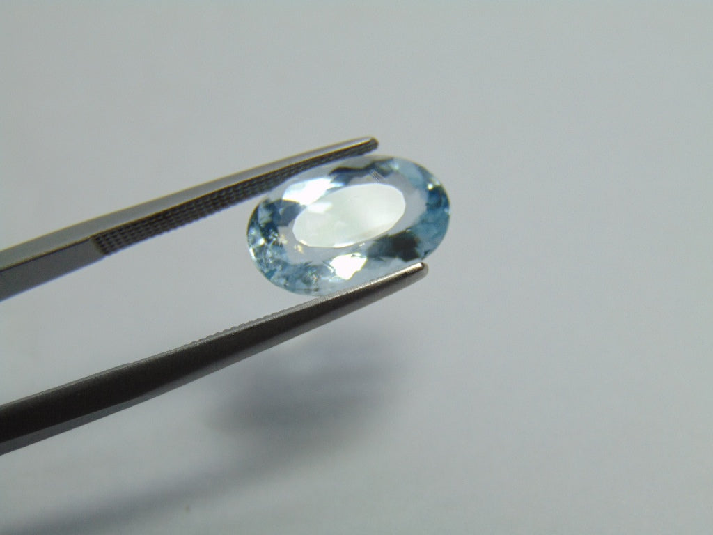 3.85ct Aquamarine 13x8mm