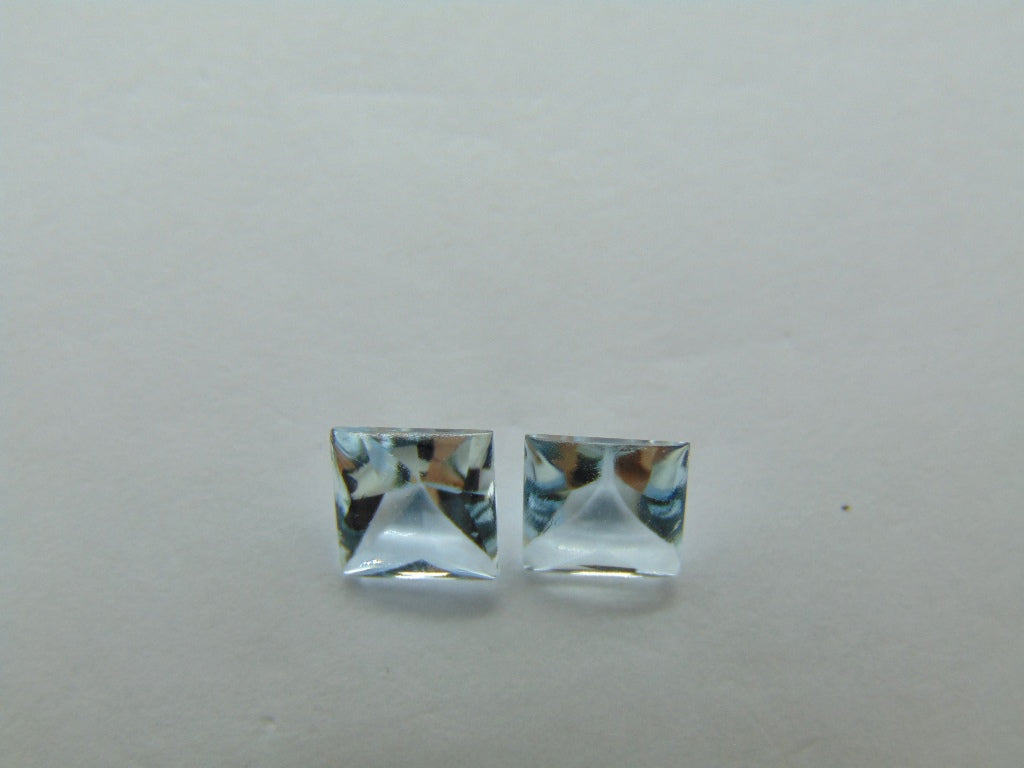 1.75ct Aquamarine Pair 6mm