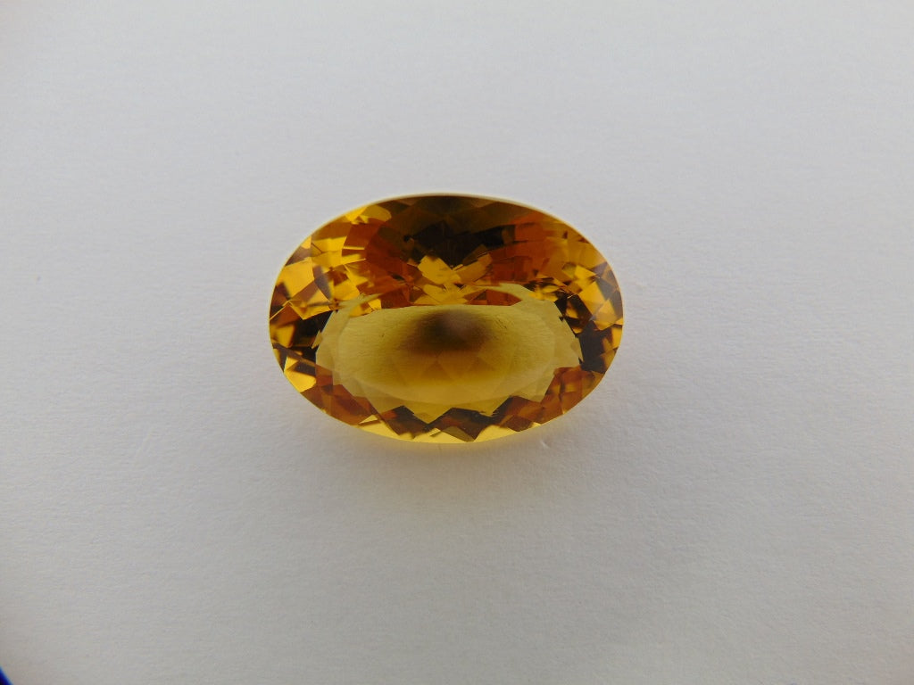 18,10ct Citrino 21x16mm