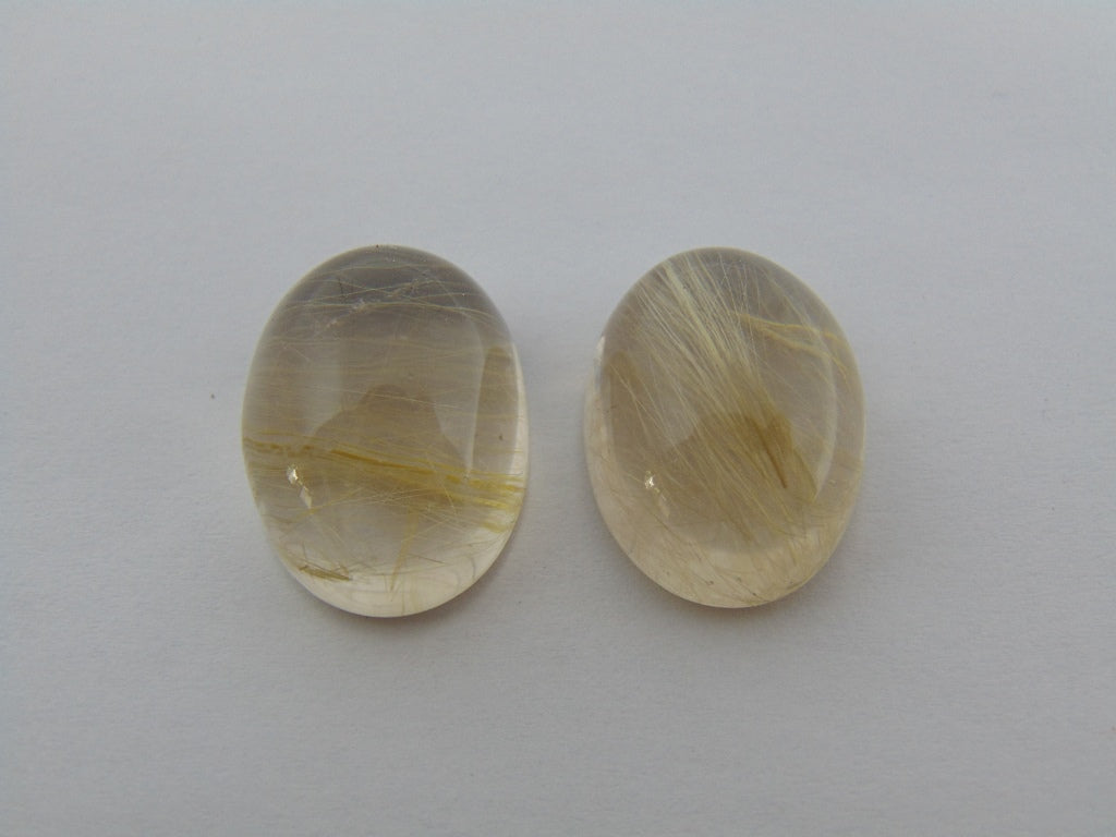 47.40cts Rutile (Pair)