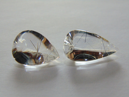 21.40ct Quartz Inclusion 23x13mm 19x14mm