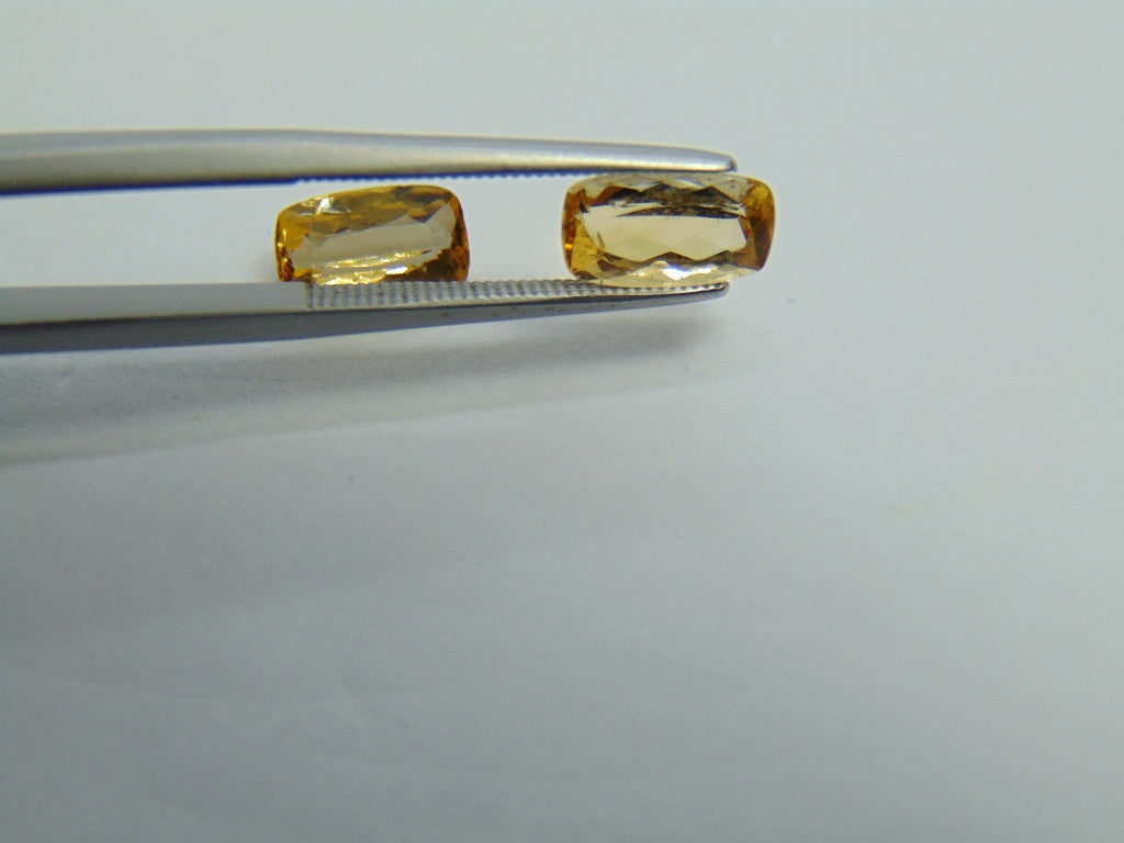 Topázio Imperial 3,28ct 9x6mm 9x5mm