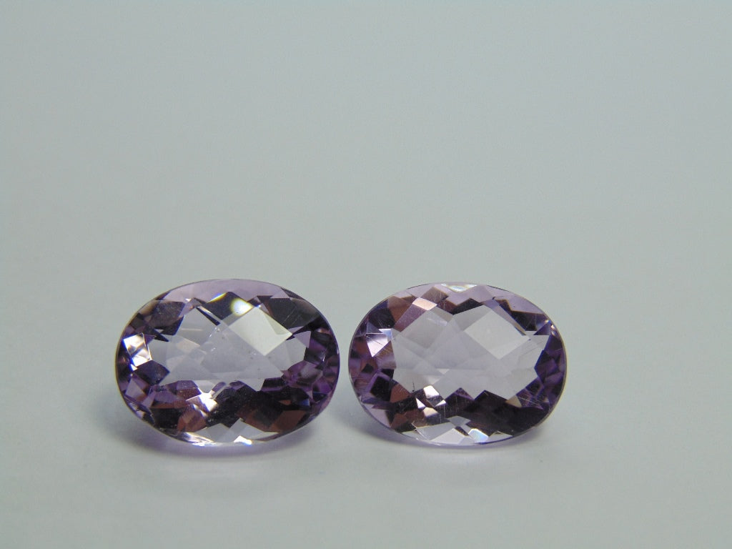 20.60ct Amethyst Rose France 16x12mm