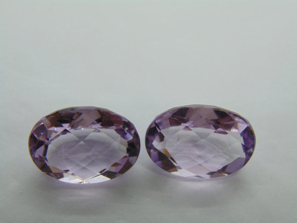 20.60ct Amethyst Rose France 16x12mm