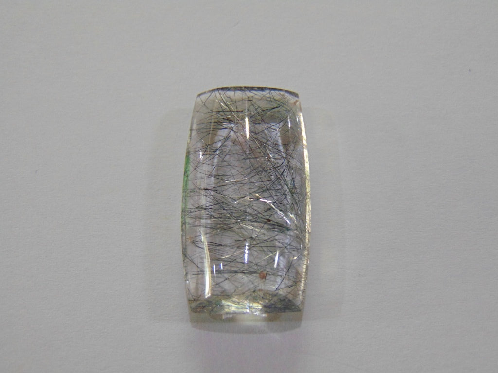 Inclusão de quartzo 37,90 ct 30 x 17 mm