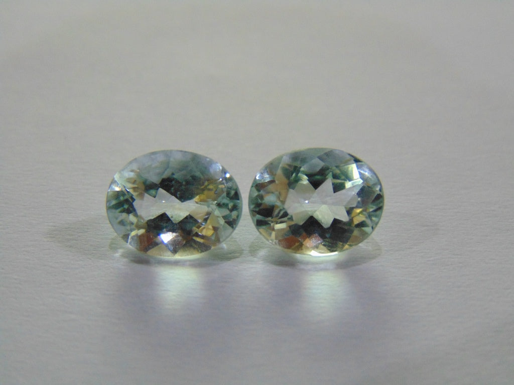 Aquamarine de 4,90 ct (par)