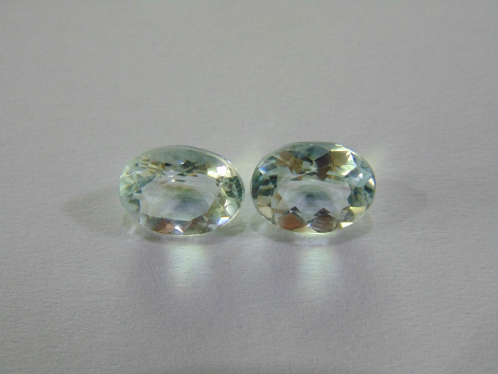 Aquamarine de 4,90 ct (par)