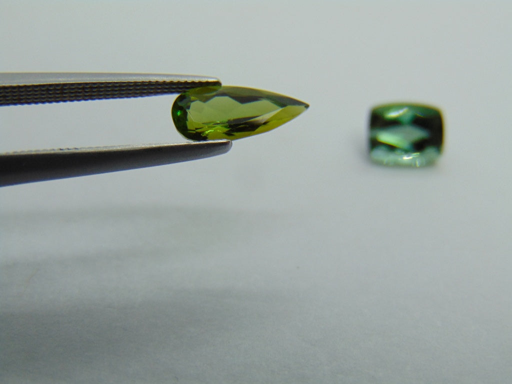 2.10ct Tourmaline 10x4mm 7x5mm