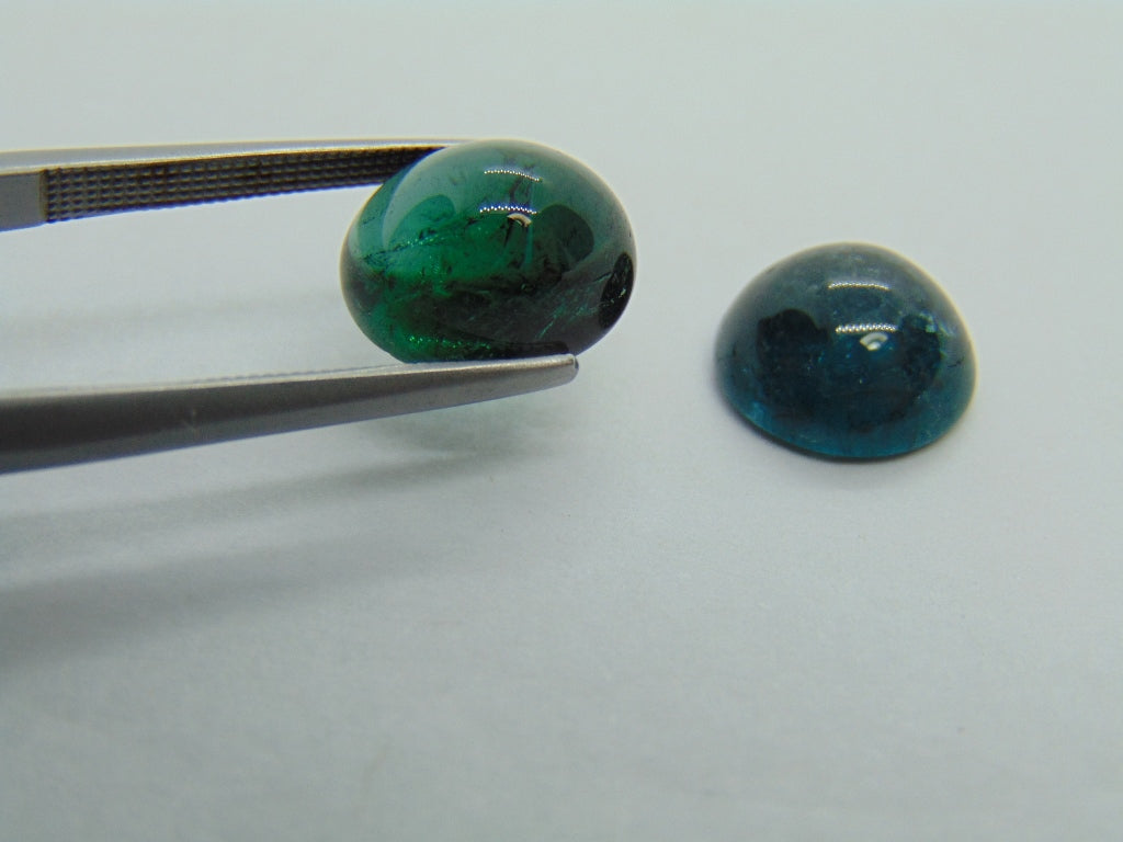 9,60cts Turmalina (Cabochon)