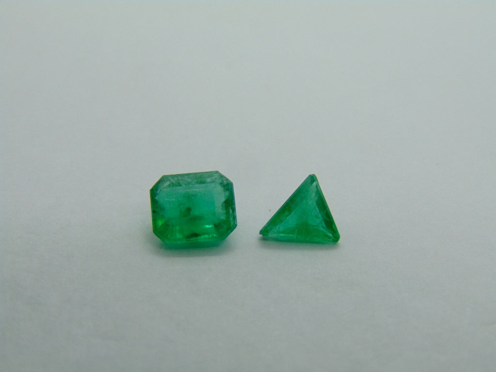 1.55ct Emerald 6mm 7x6mm