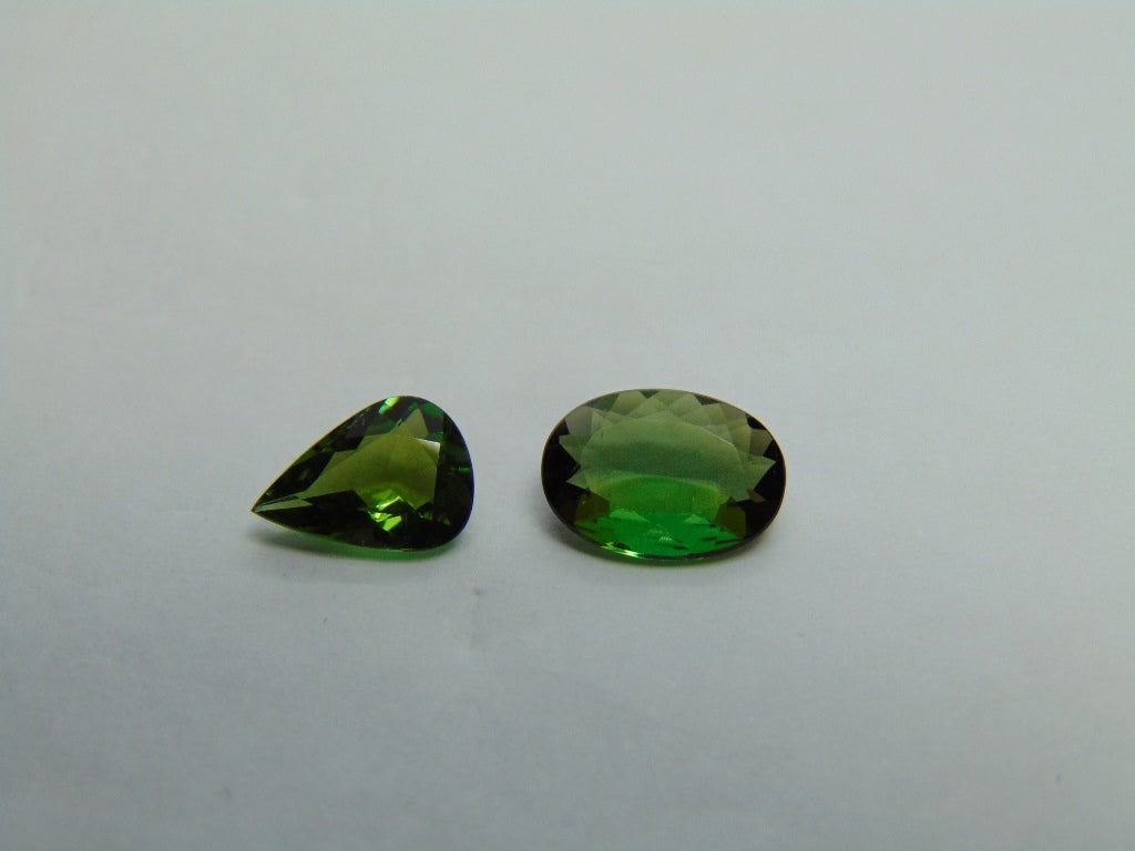 Turmalina 2,54ct 9x6mm 10x7mm