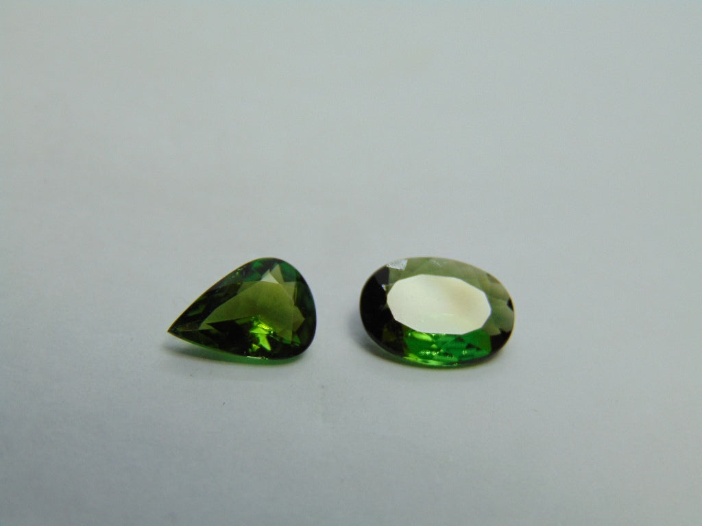 Turmalina 2,54ct 9x6mm 10x7mm