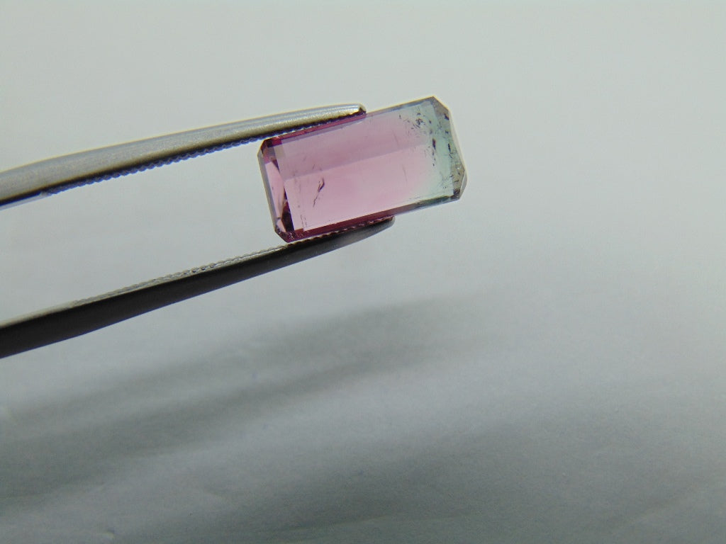 Turmalina Bicolor 2,89ct 11x6mm