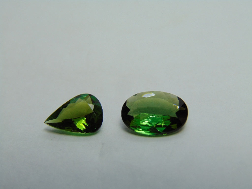 Turmalina 2,54ct 9x6mm 10x7mm