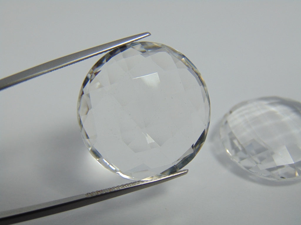 73.40ct Quartzo Cristal Par 25mm