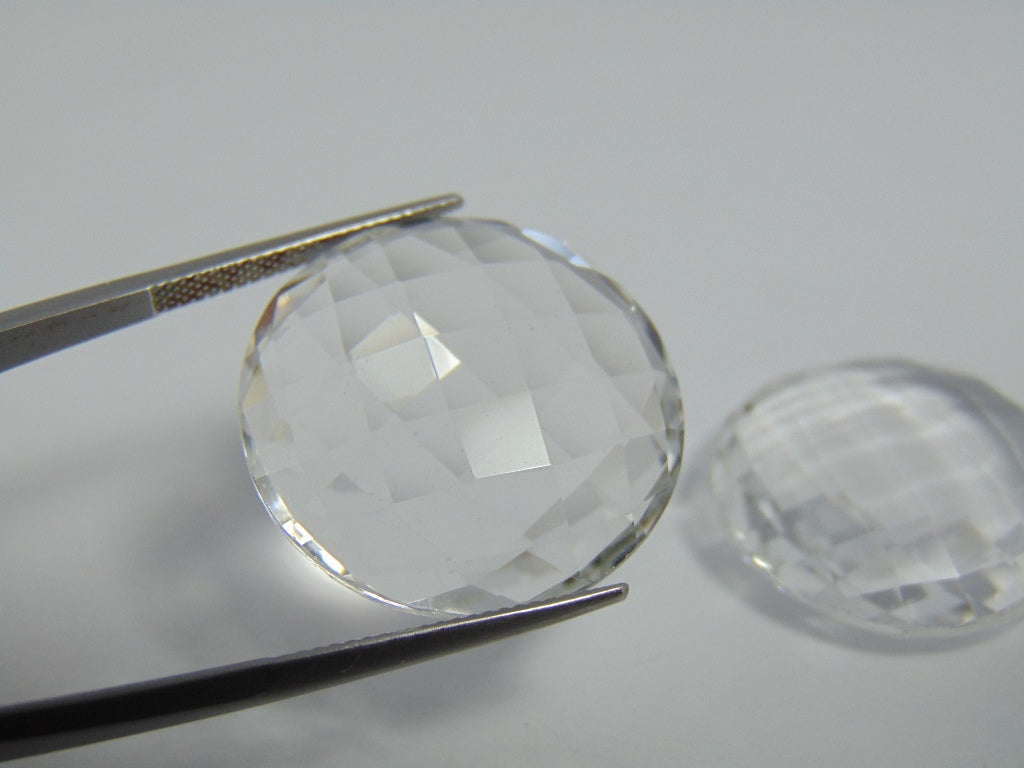 73.40ct Quartzo Cristal Par 25mm