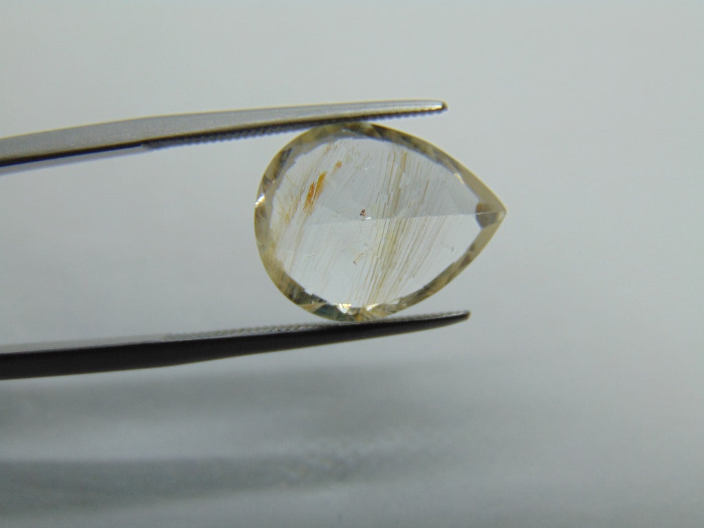 9.35ct Topaz With Rutile 15x12mm