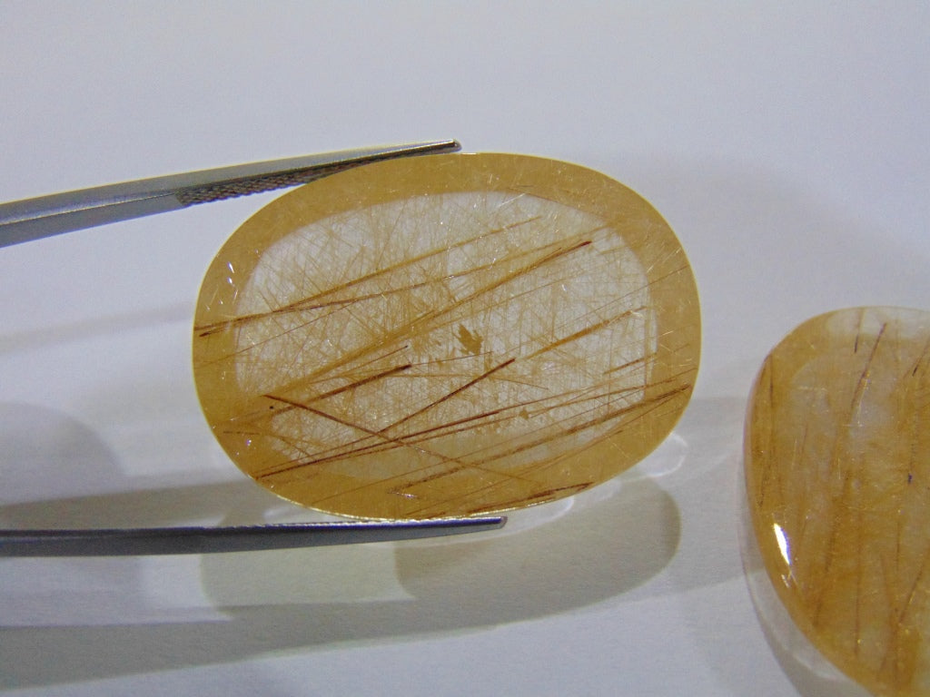 Par de Rutilo 84,50ct 34x25mm