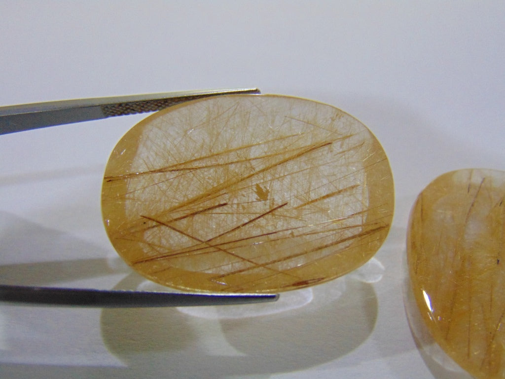 Par de Rutilo 84,50ct 34x25mm