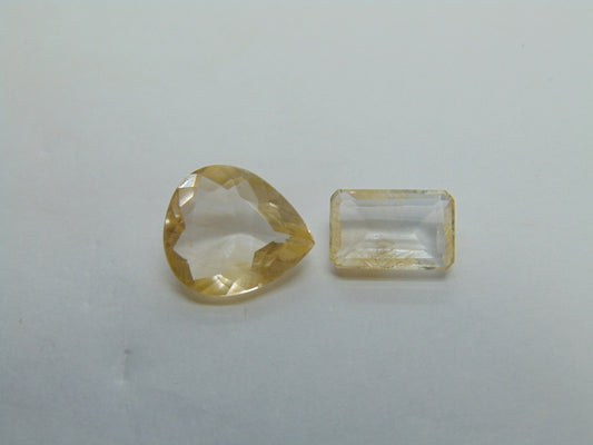 9.79ct Topaz Goldem 13x11mm 11x7mm