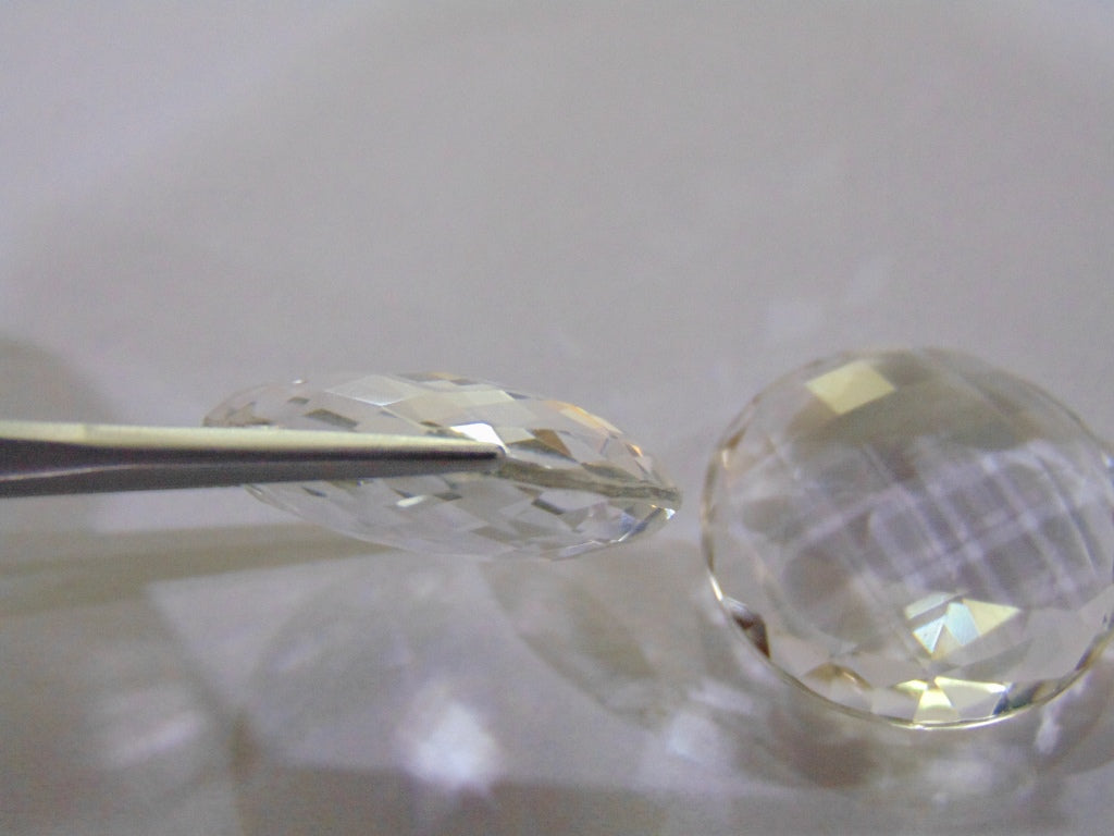 Par de quartzo (cristal) de 76,20 quilates
