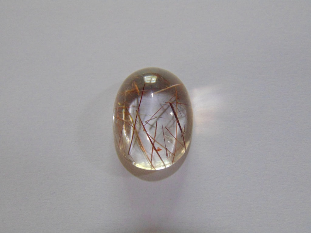 31.50ct Quartz With Rutile