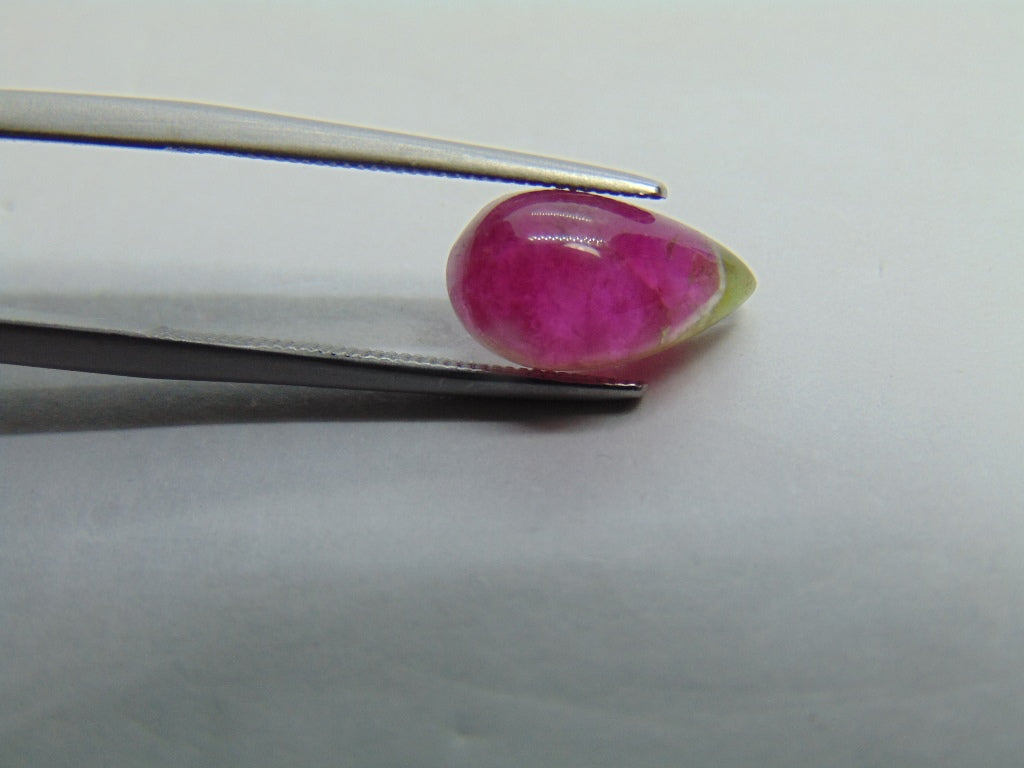 3ct Watermelon Tourmaline 12x7mm