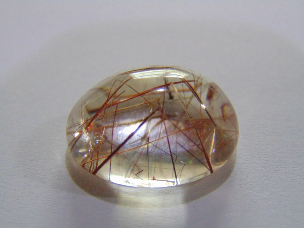 31.50ct Quartz With Rutile