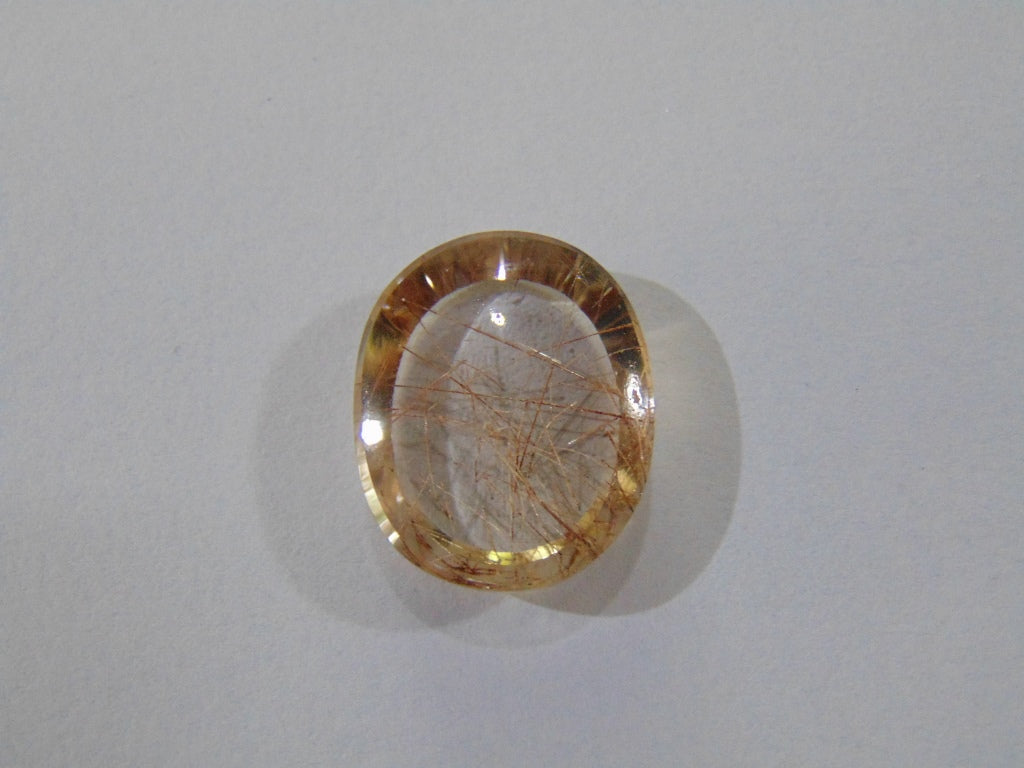 Inclusão de Quartzo 24ct 22x18mm