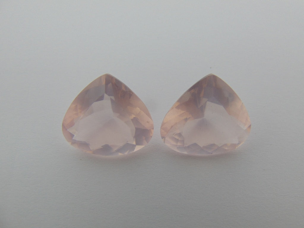 29,30 cts Quartzo Rosa (Par)