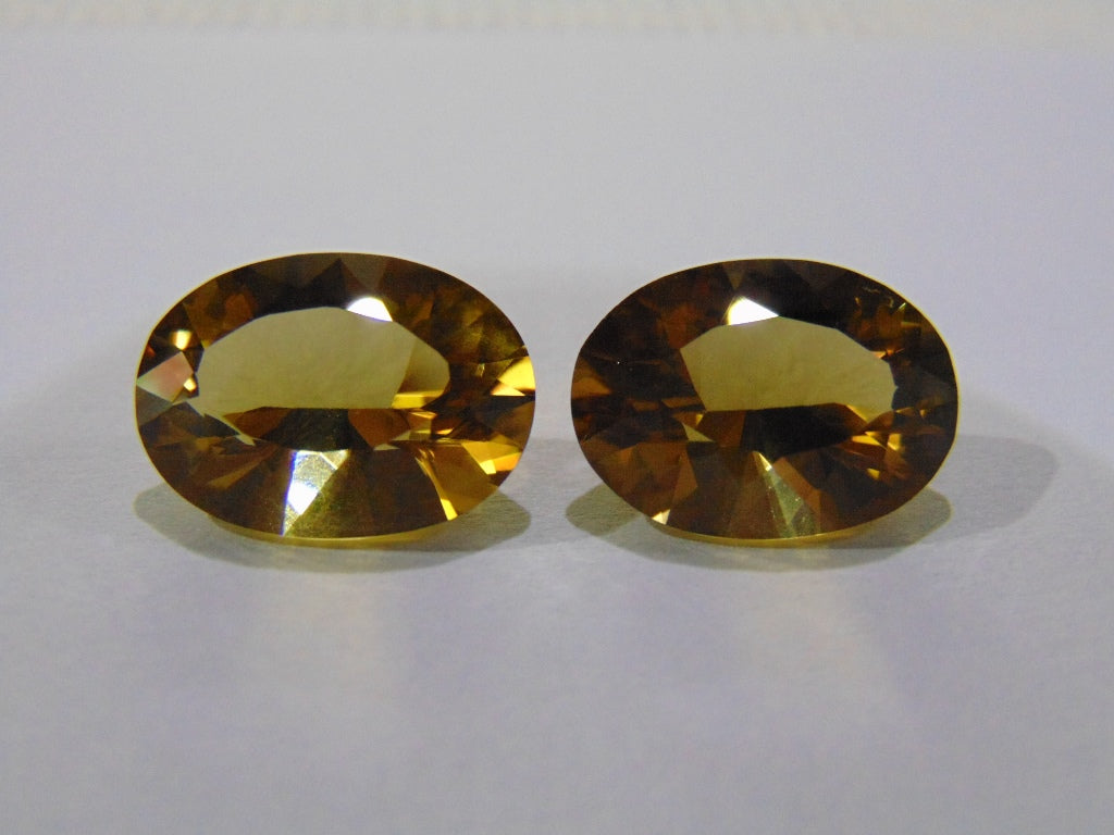 21,50 ct Citrino (Par)