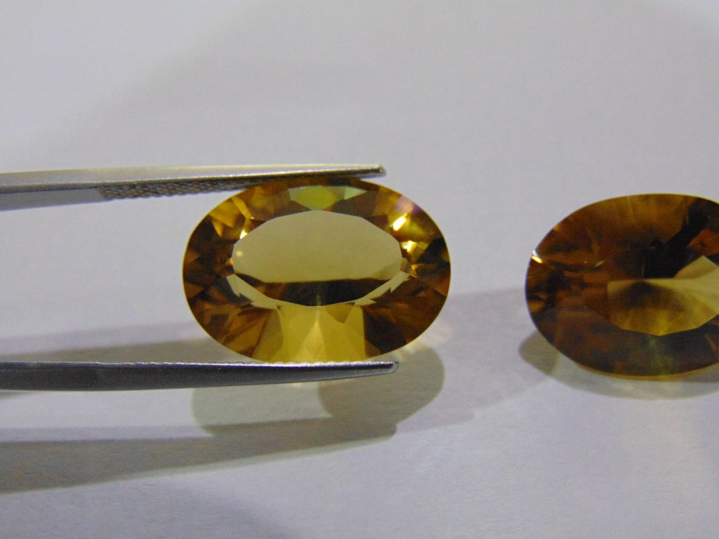 21,50 ct Citrino (Par)