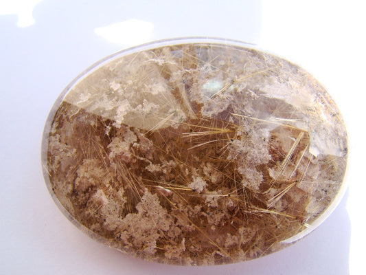 488ct Rutile Gold With Minerals 67x49mm
