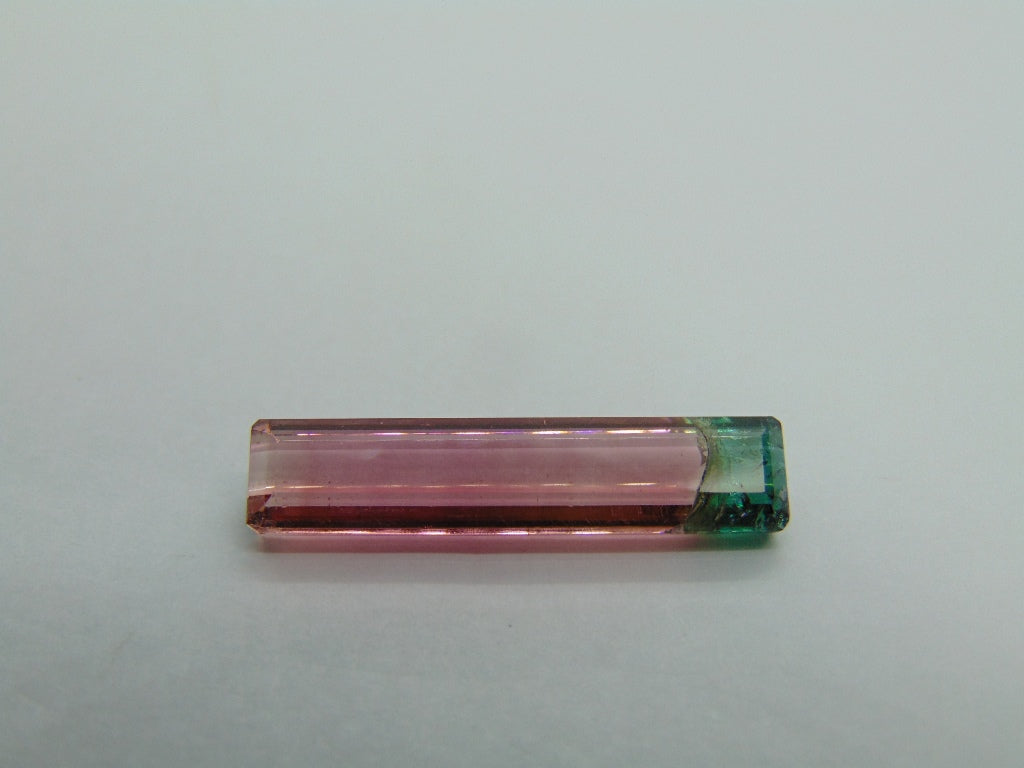 10,40ct Turmalina Bicolor 29x7mm