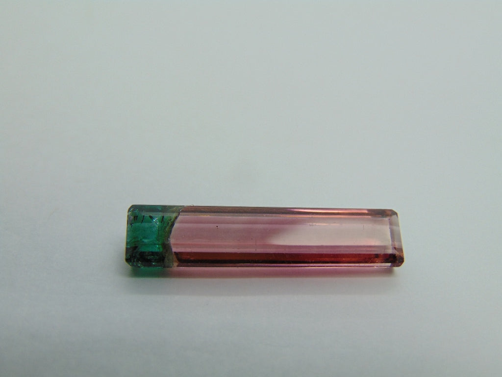 10,40ct Turmalina Bicolor 29x7mm