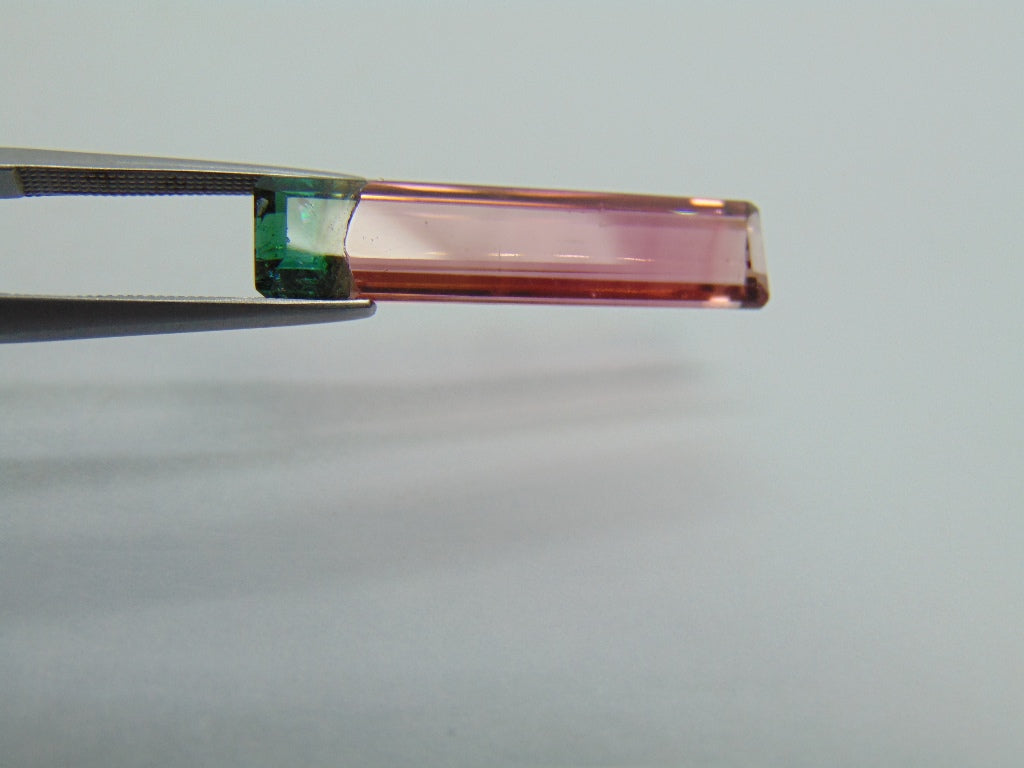 10,40ct Turmalina Bicolor 29x7mm