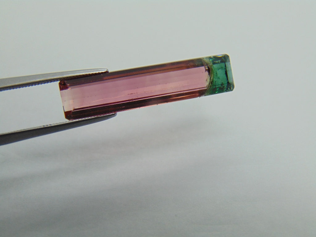 10,40ct Turmalina Bicolor 29x7mm