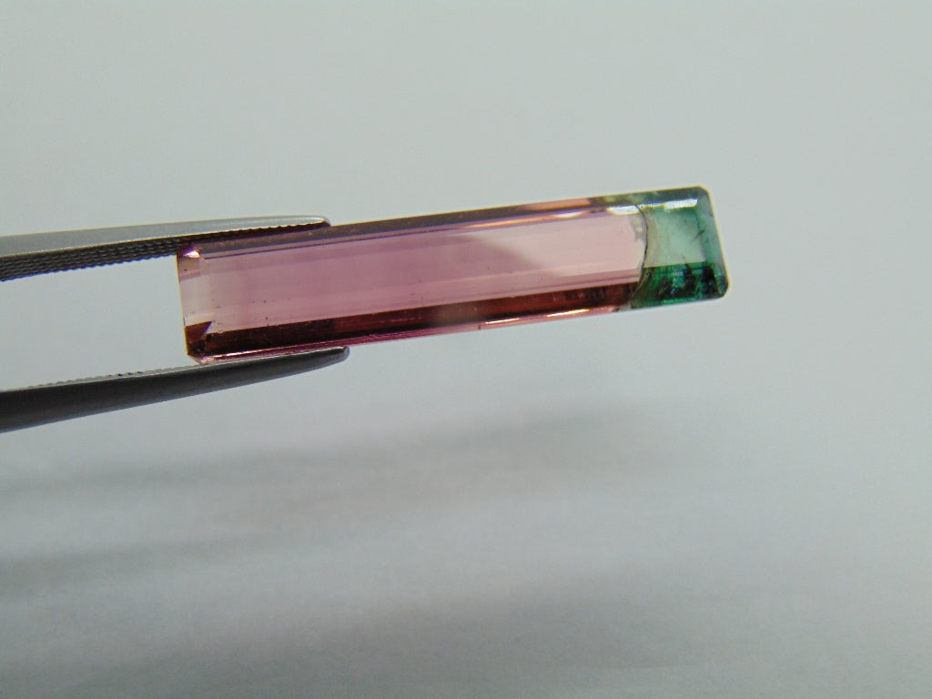 10,40ct Turmalina Bicolor 29x7mm