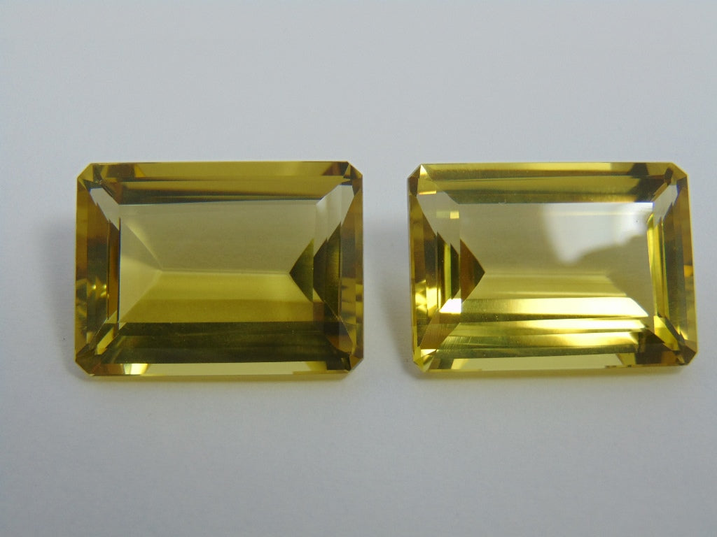 Par de ouro verde 64 quilates 24x17mm