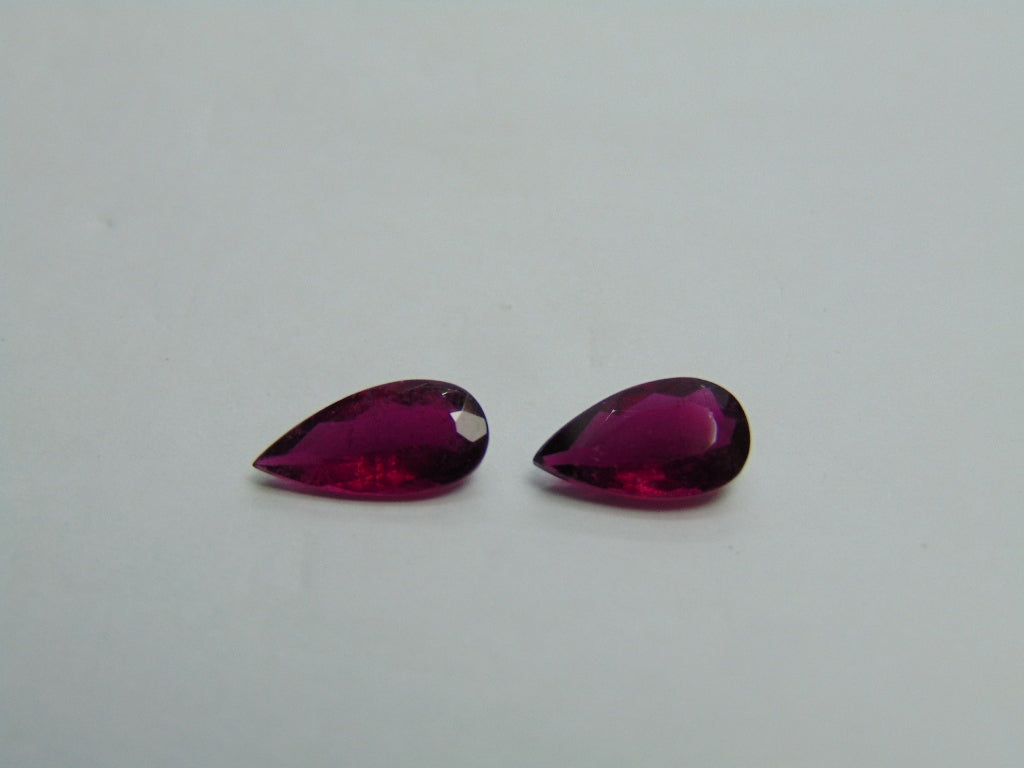 Rubelita 2,60ct 11x5mm 10x6mm