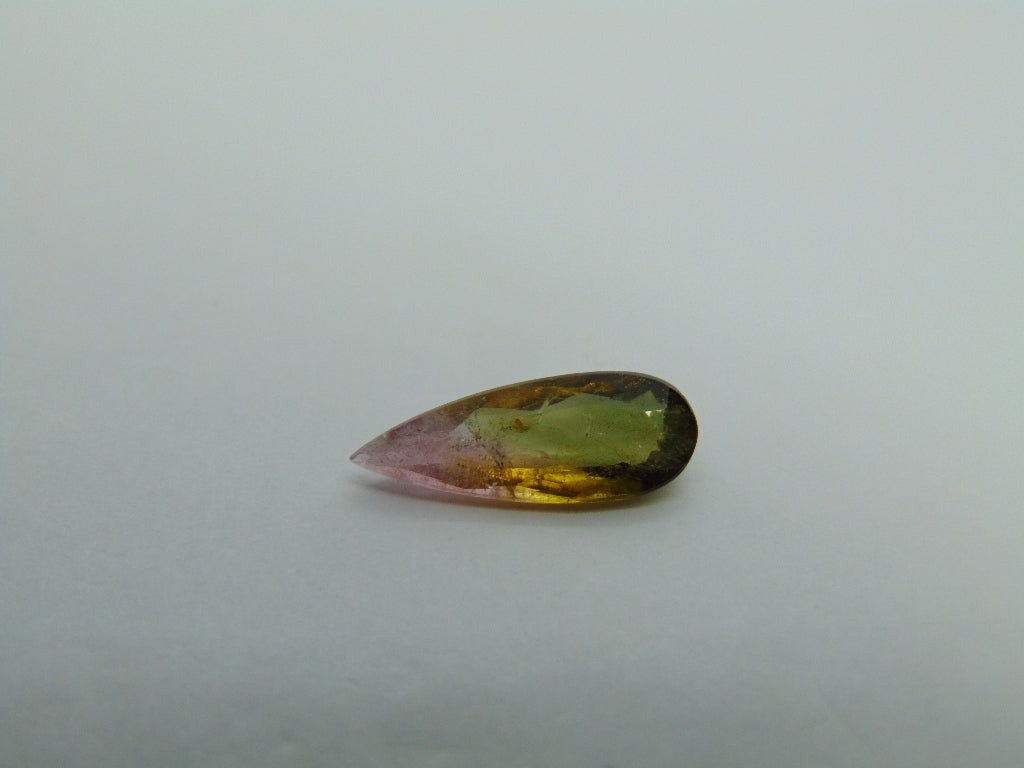 Turmalina Bicolor 2,55ct 17x6mm