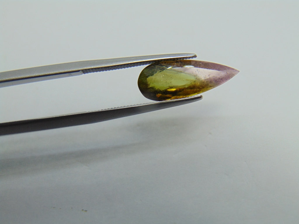 Turmalina Bicolor 2,55ct 17x6mm