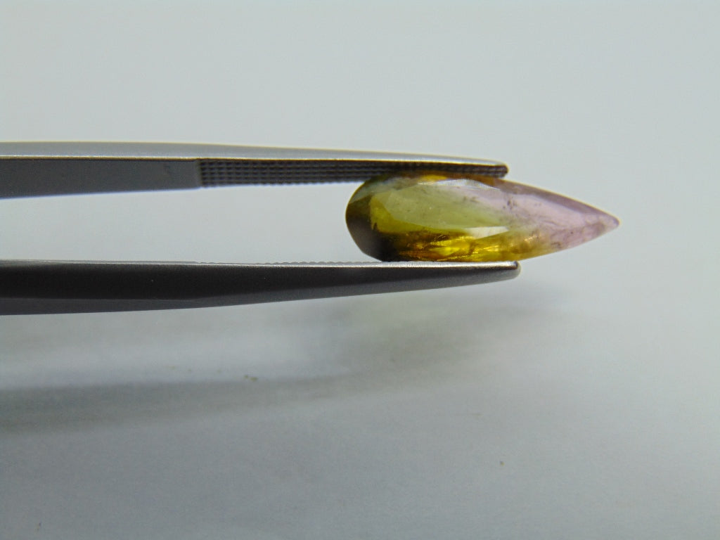 Turmalina Bicolor 2,55ct 17x6mm