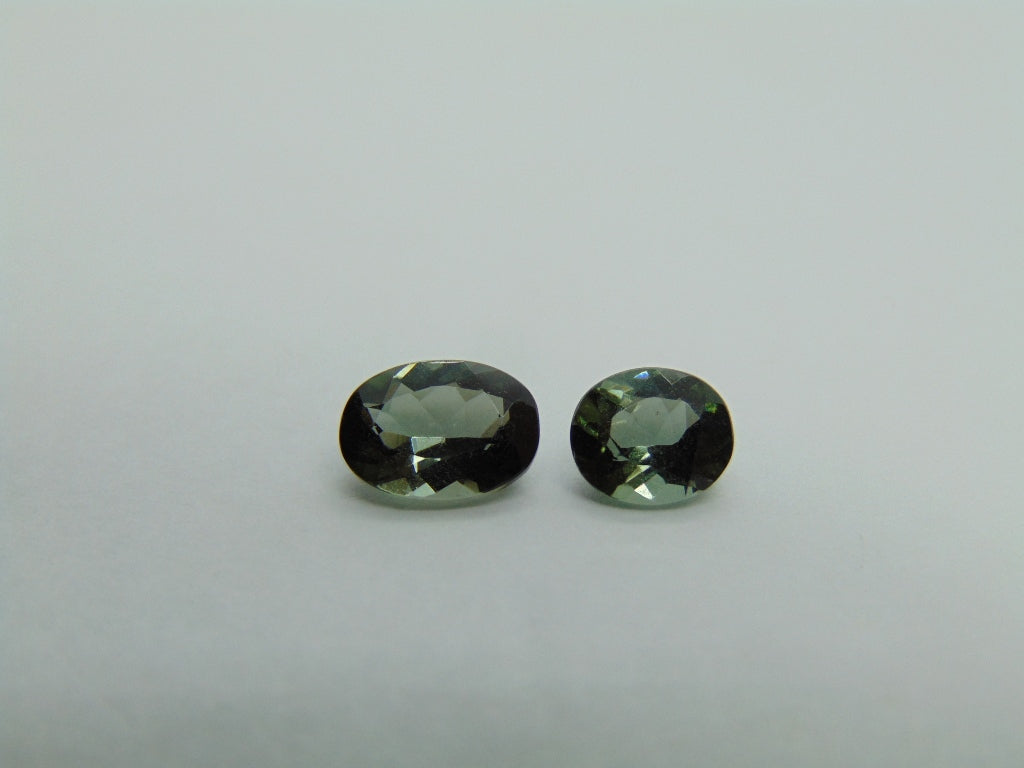 Turmalina 2,73ct 9x6mm 7x6mm