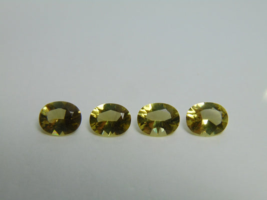 8,70 quilates de ouro verde calibrado 10x8 mm