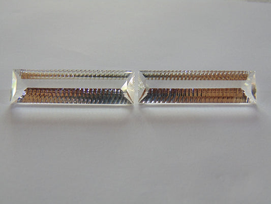 54.70ct Quartz Crystal Pair 41x11mm