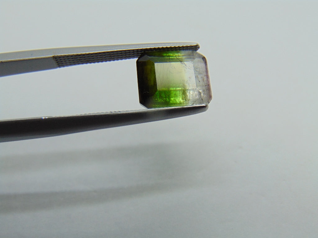 3.35ct Tourmaline Bicolor 9x7mm