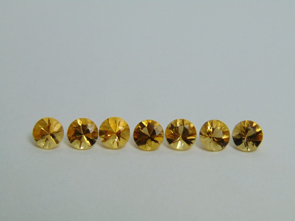 5.30ct Citrine Calibrated 6mm